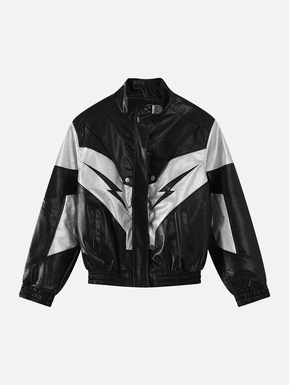 Aelfric Eden Racing Contrast Panel Lightning Jacket – Aelfric eden