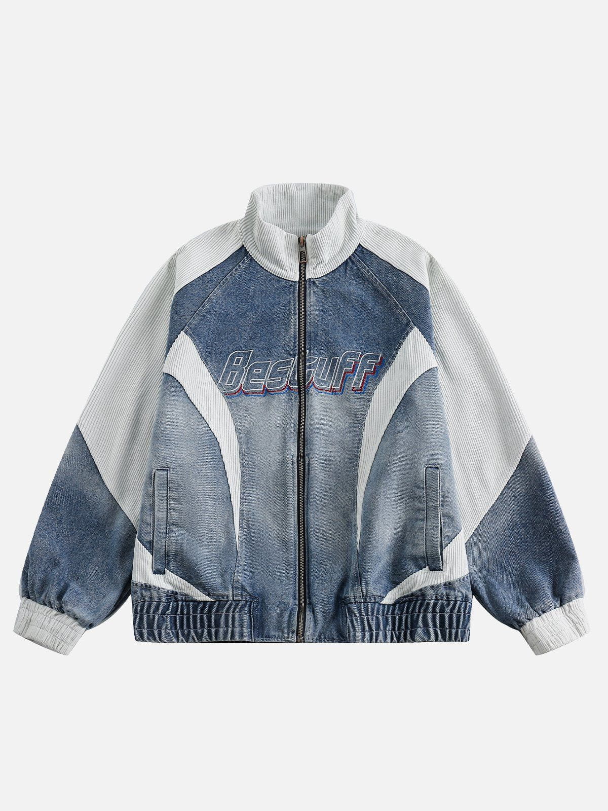 Aelfric Eden Corduroy Patchwork Denim Racing Jacket – Aelfric eden