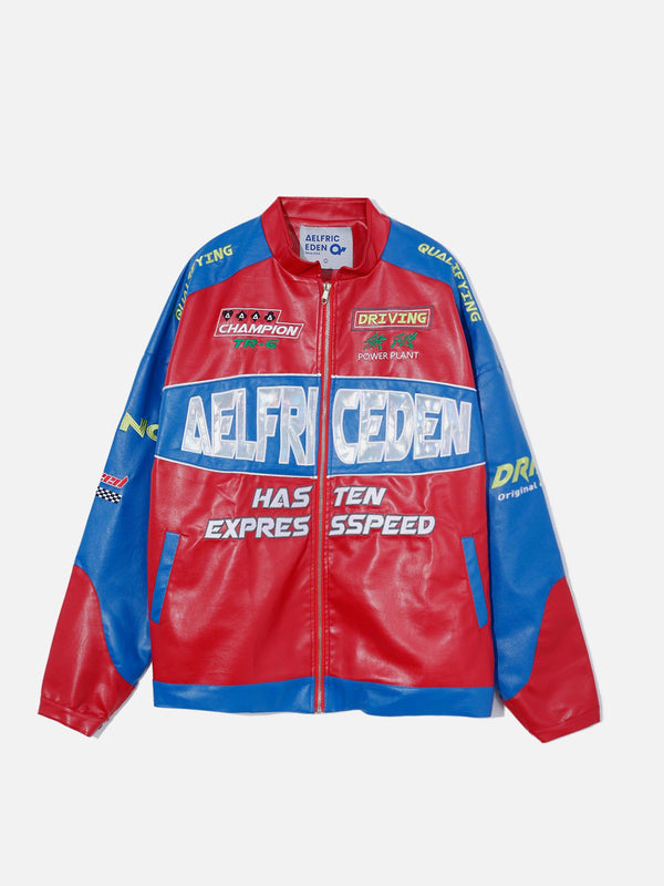 Aelfric Eden Embroidery Racer Moto Jacket