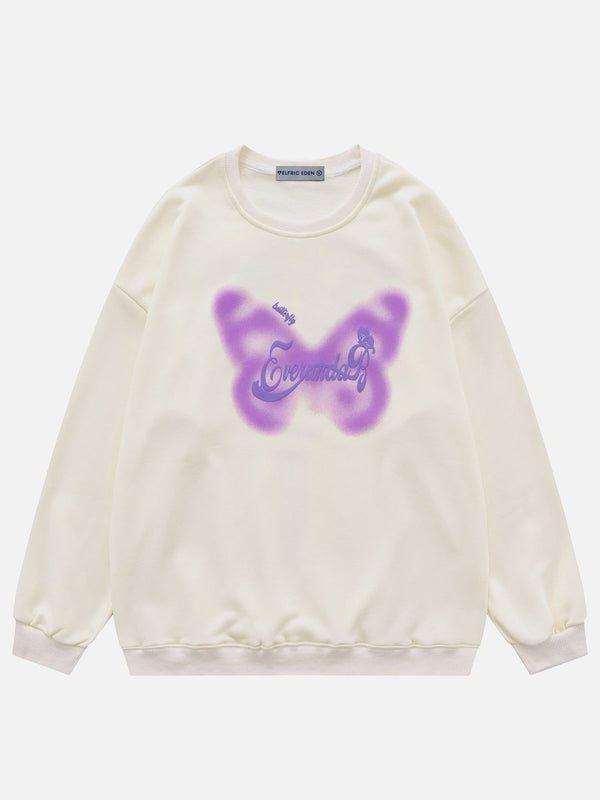 Aelfric Eden Butterfly Moon Print Sweatshirt