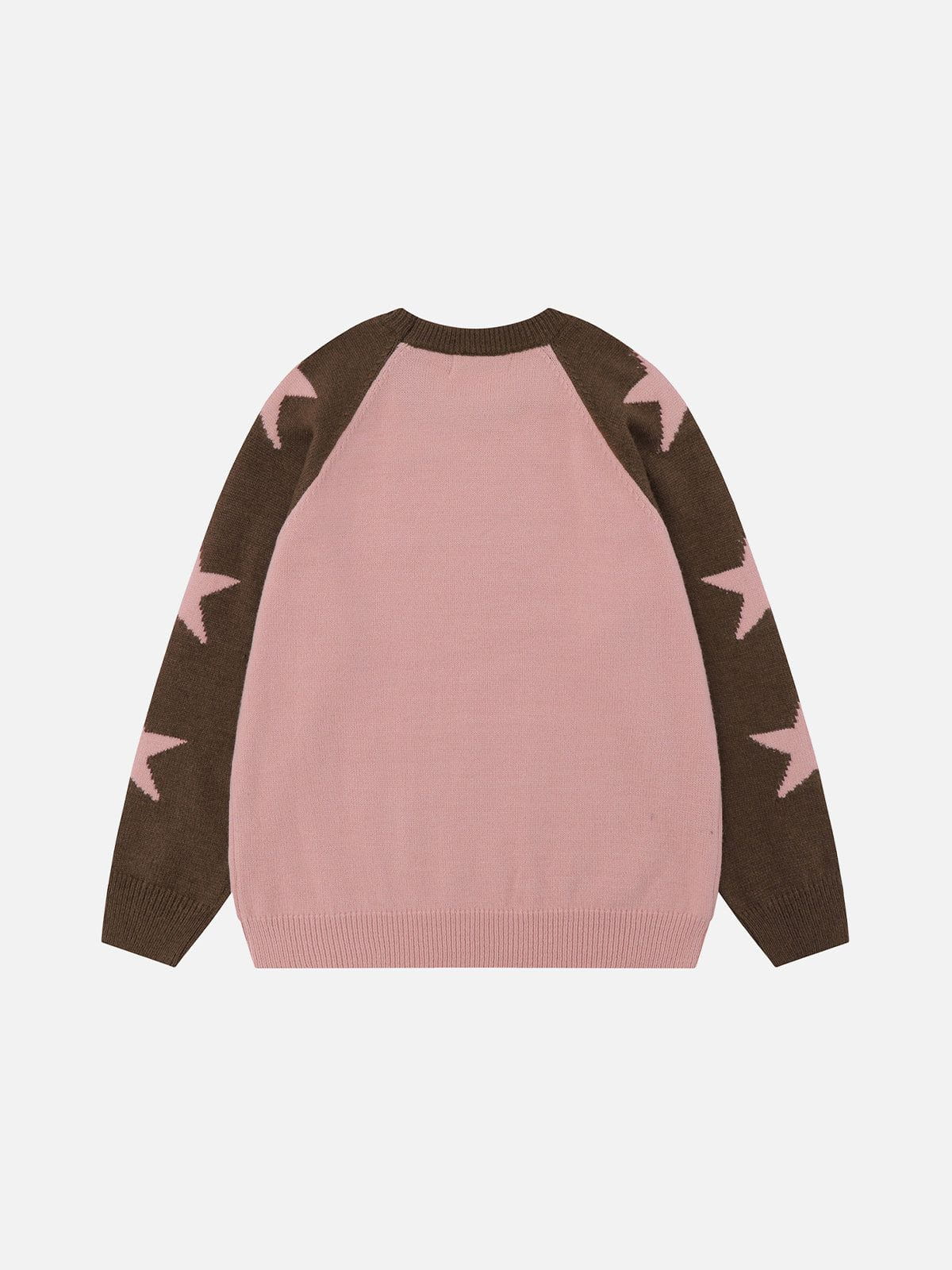 Aelfric Eden Color Blocking Star Jacquard Sweater