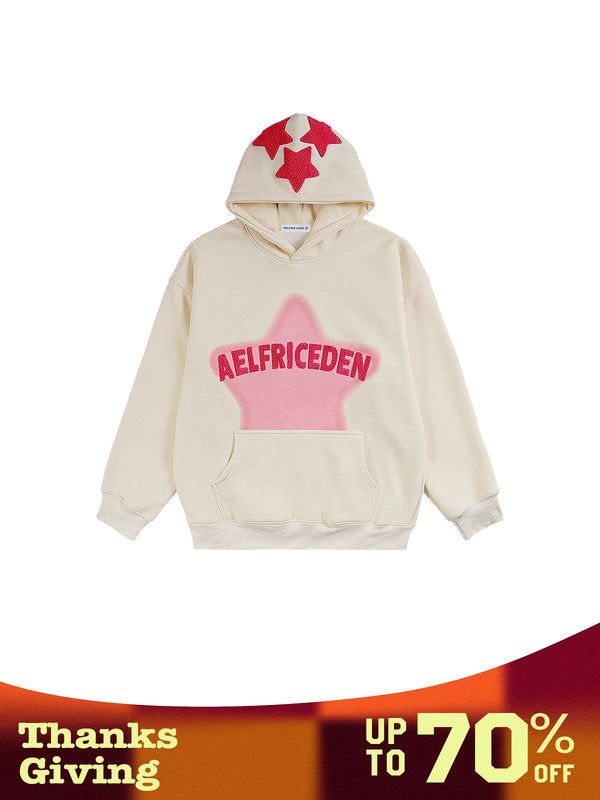 Aelfric Eden Vintage Embroidery Star Hoodie