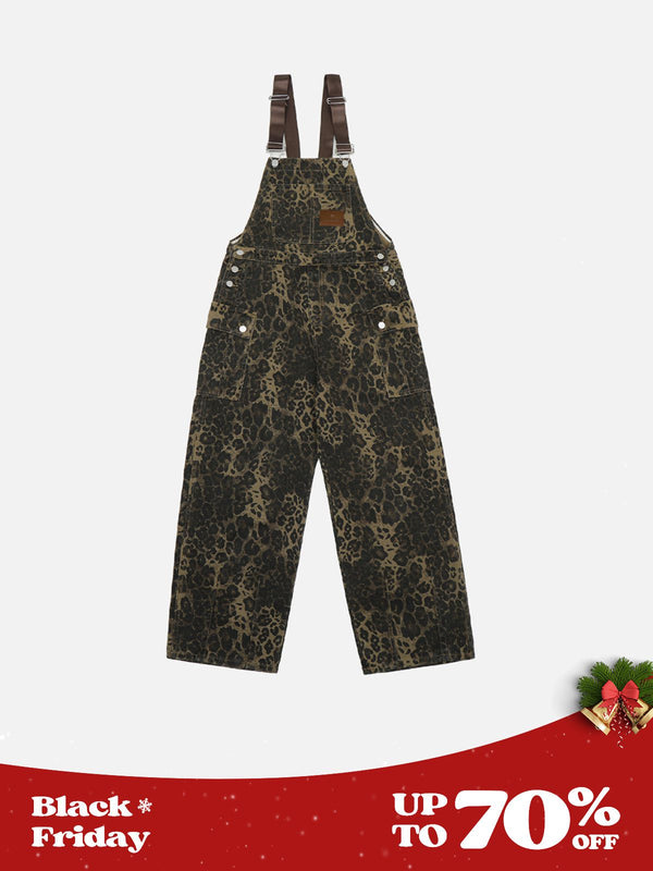 Aelfric Eden Leopard Print Overalls