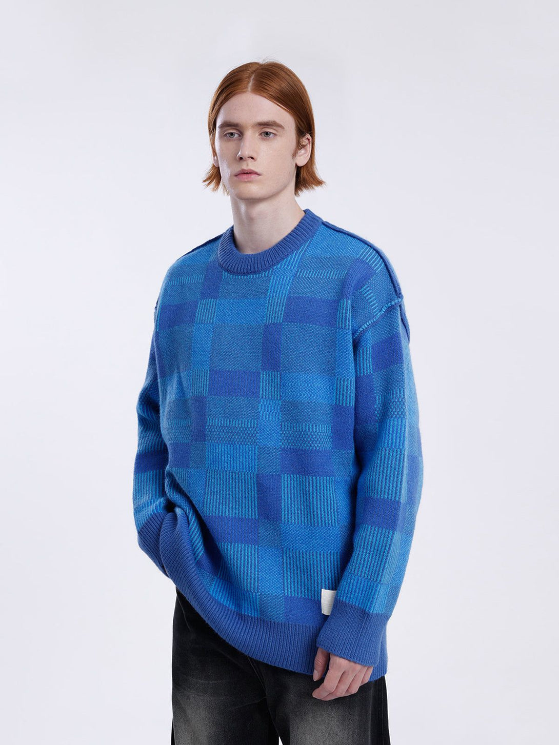 Aelfric Eden 3D Embroidery Plaid Sweater – Aelfric eden