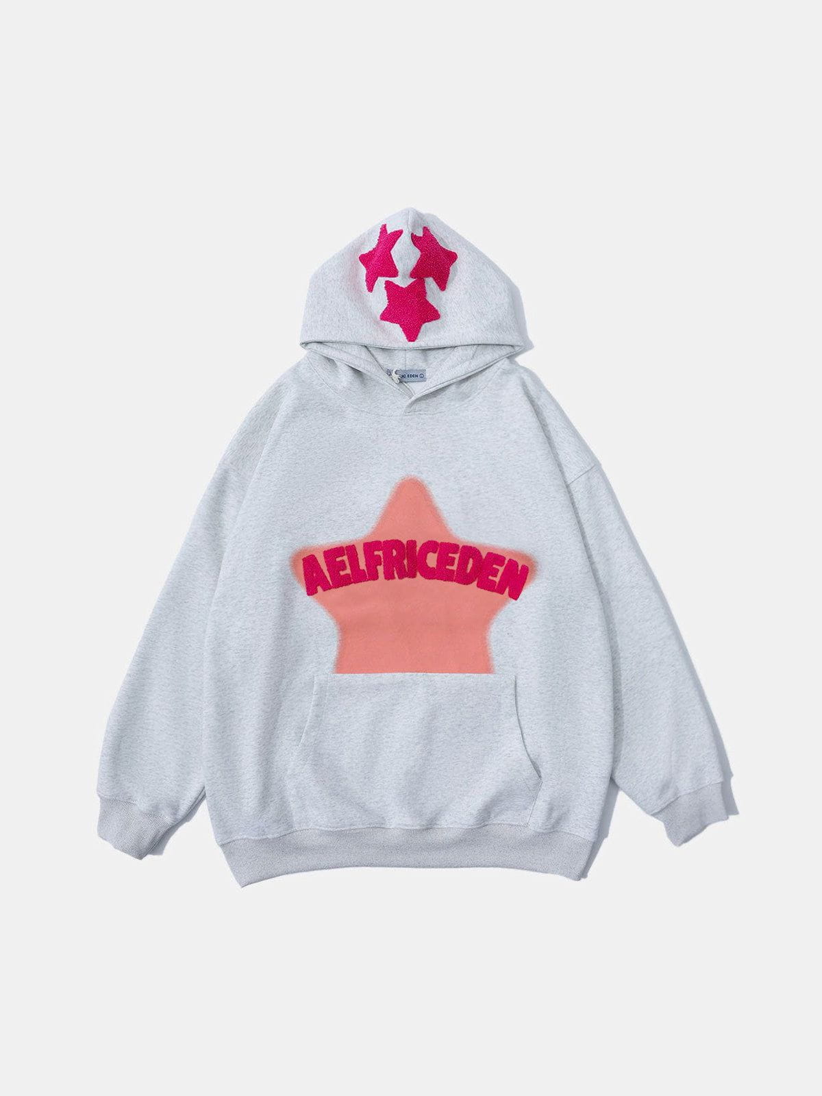 Aelfric Eden Vintage Embroidery Star Hoodie