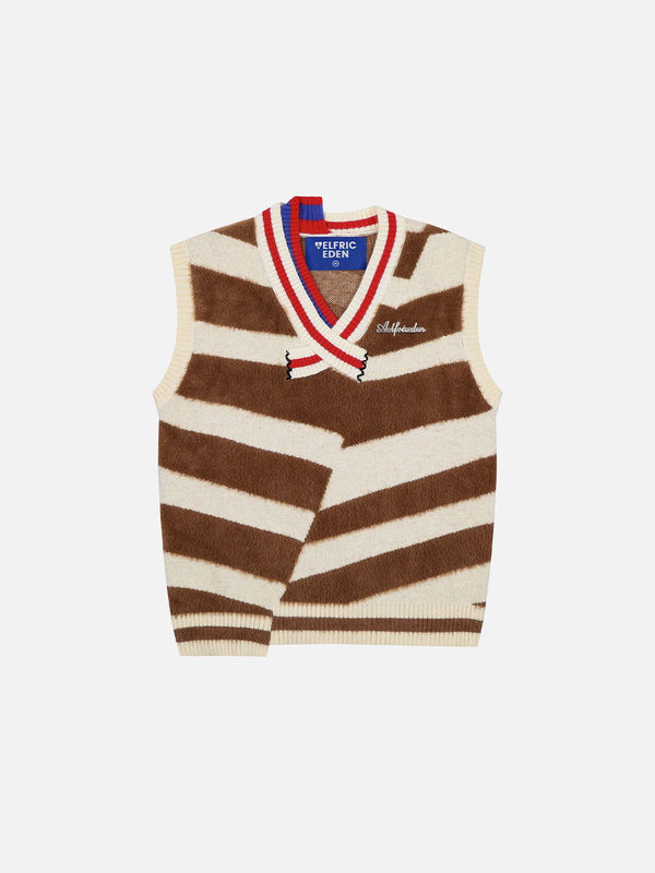 Aelfric Eden Irregular Stripe Sweater Vest