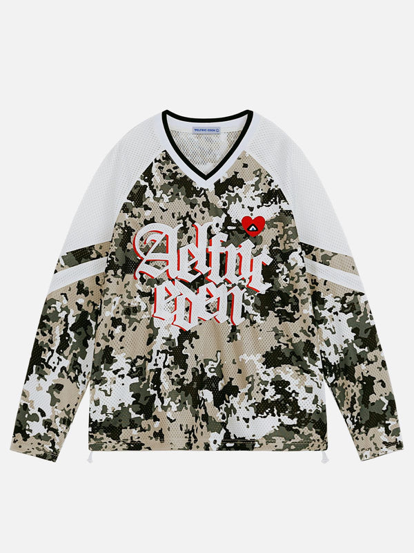 Aelfric Eden Camouflage Patchwork Sweatshirt