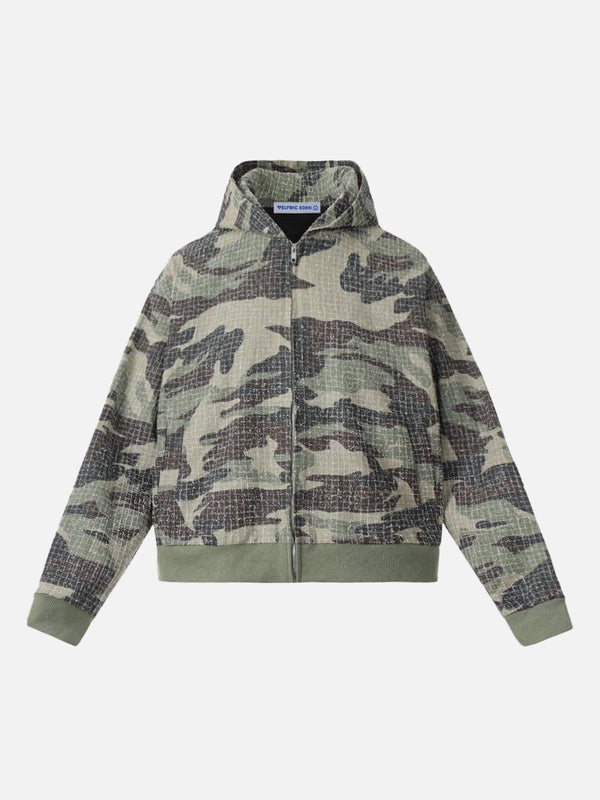 Aelfric Eden Camouflage Zip Up Hoodie