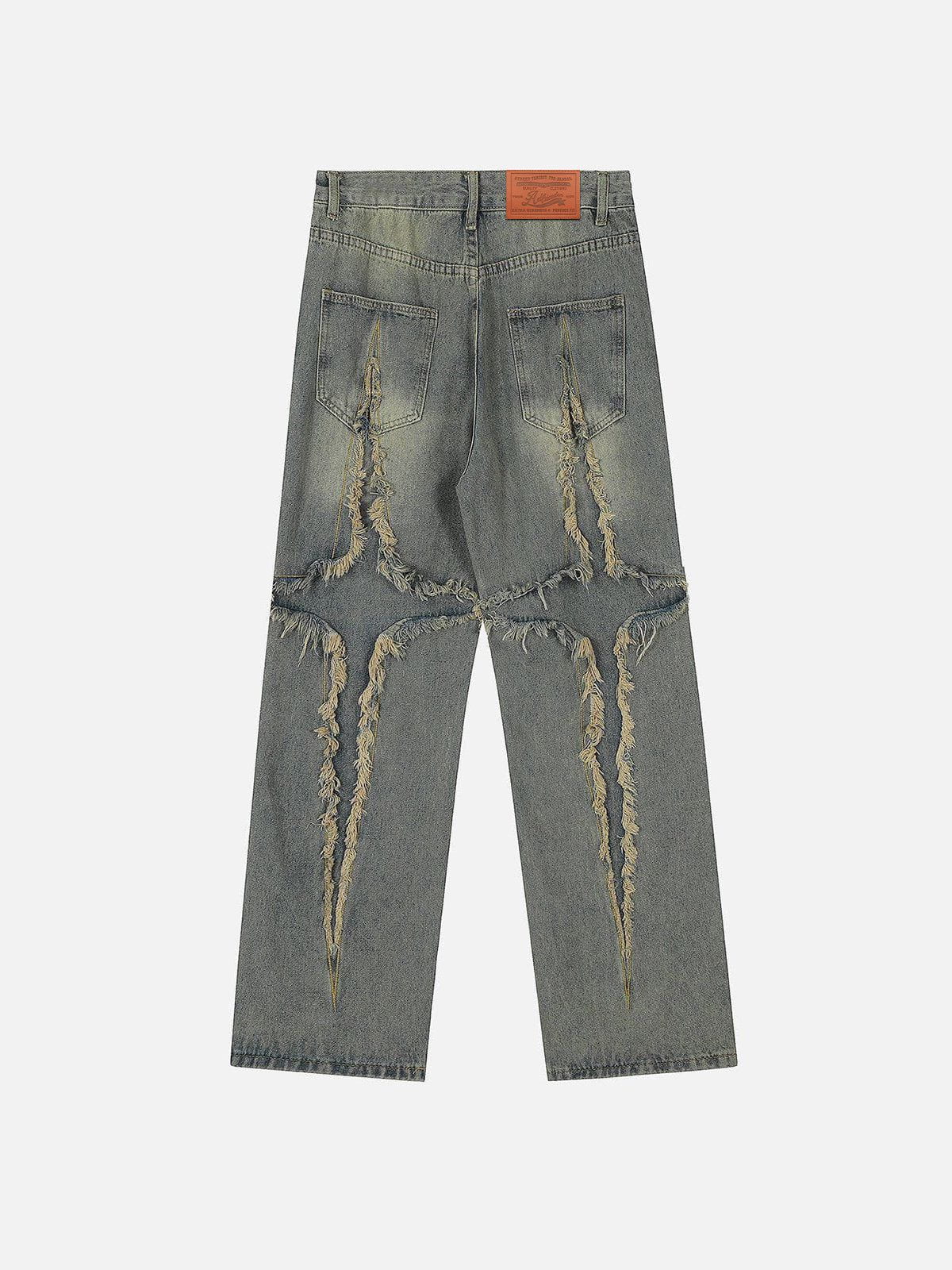 Aelfric Eden Washed Fringe Jeans