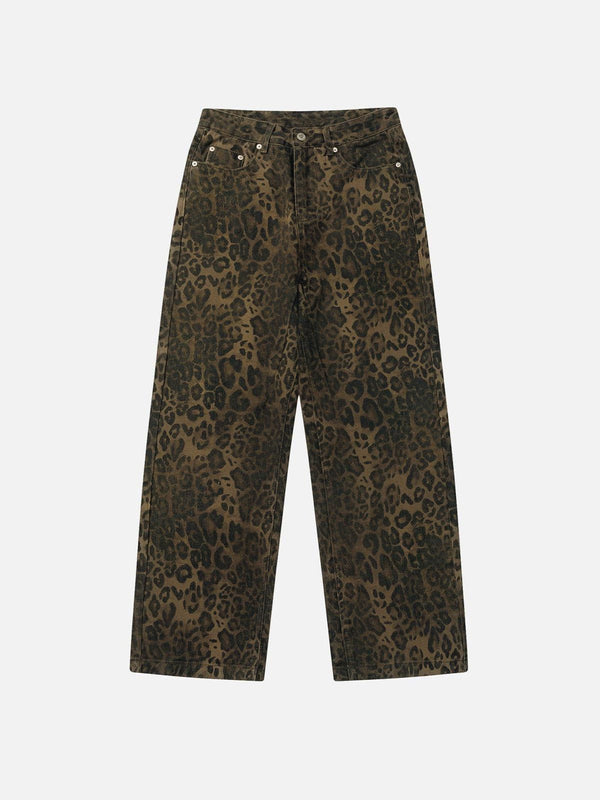 Aelfric Eden Leopard Print Jeans