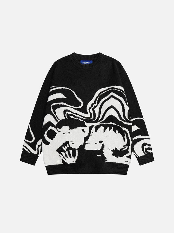 Skeleton Portrait Sweater