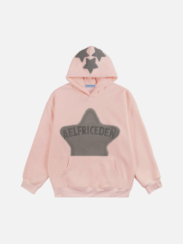 Aelfric Eden Vintage Embroidery Star Hoodie