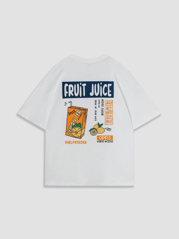 Aelfric Eden Fruit Juice Print Tee