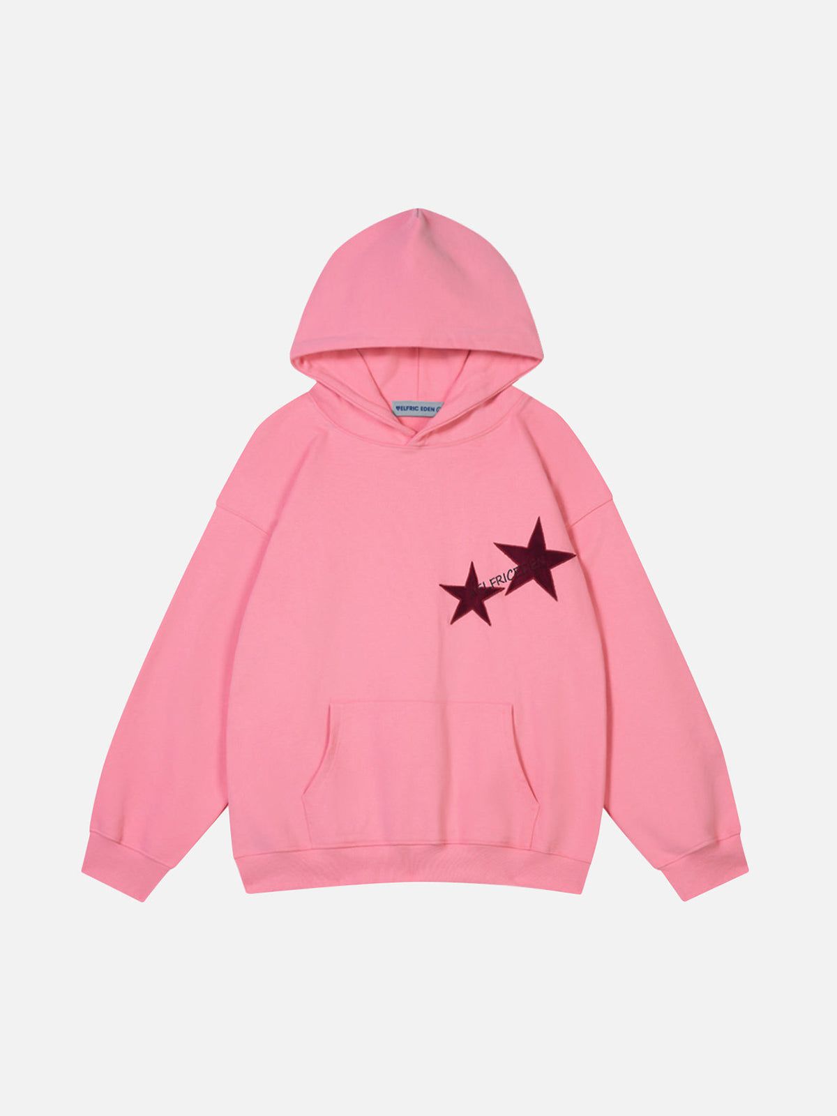 Aelfric Eden Star Print Color Contrast Hoodie