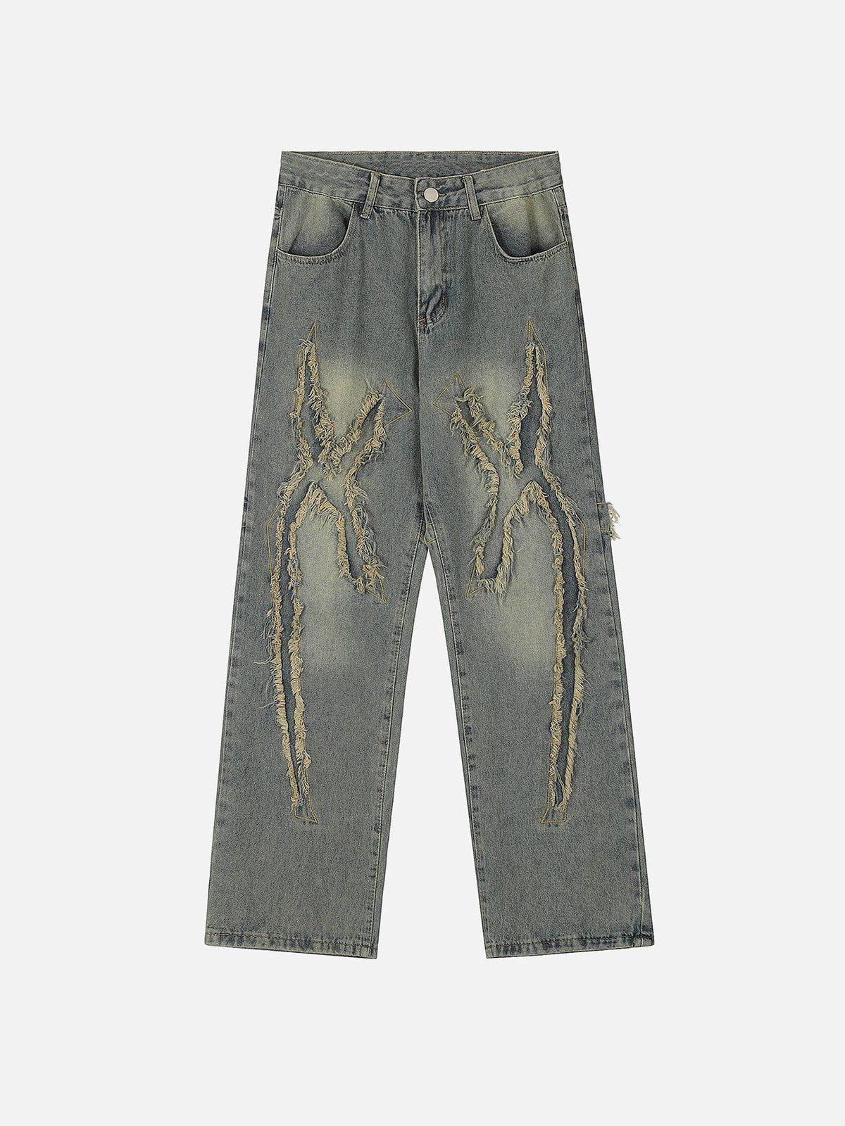 Aelfric Eden Washed Fringe Jeans