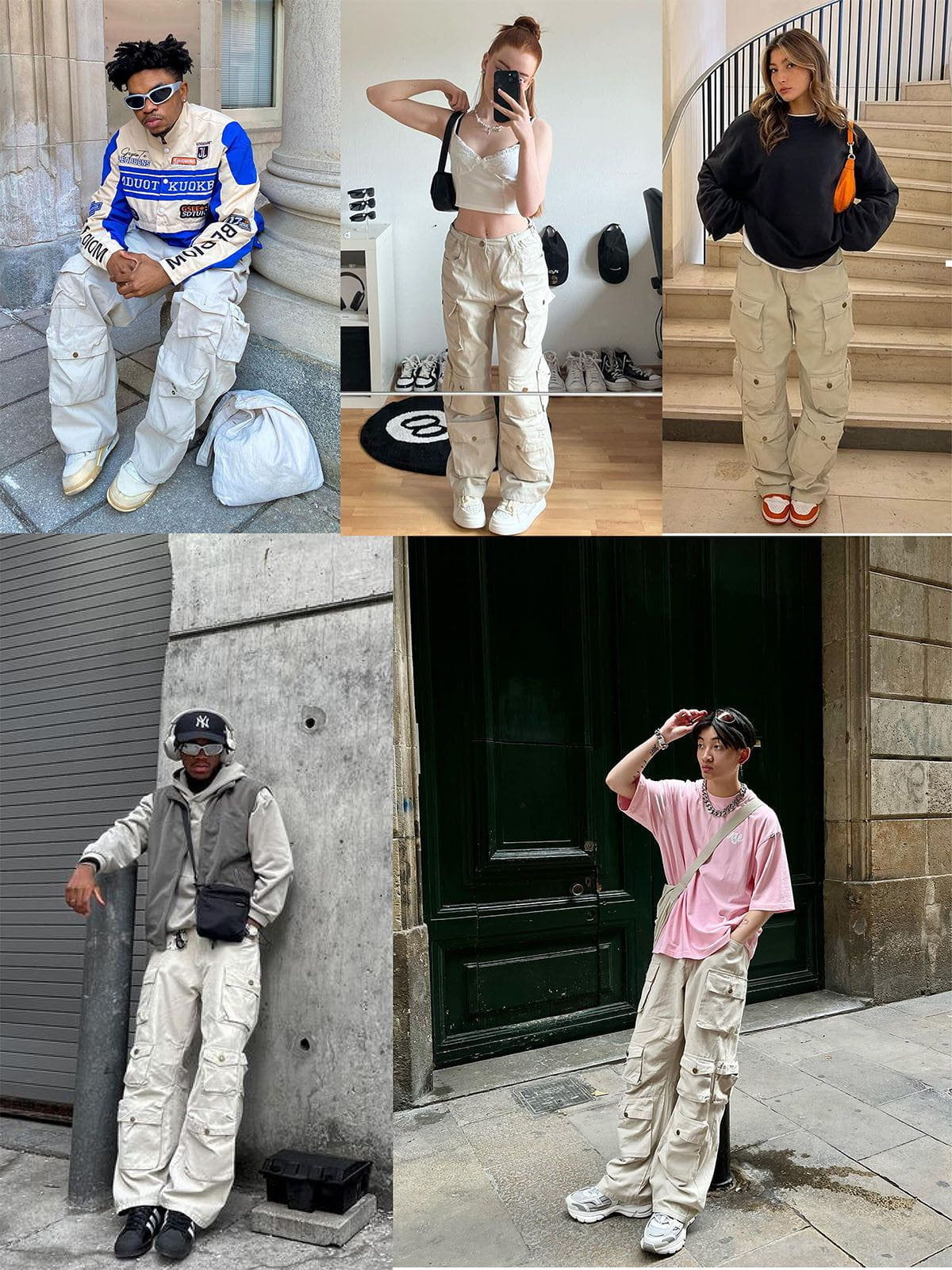 Aelfric Eden Vintage Multi-pocket Cargo Pants