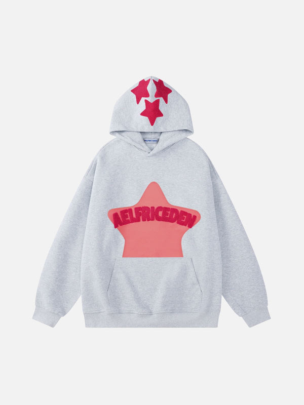 Aelfric Eden Vintage Embroidery Star Hoodie