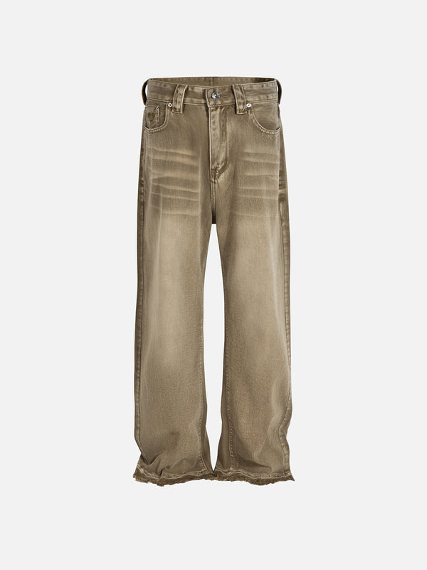 Aelfric Eden Washed Brown Loose Jeans