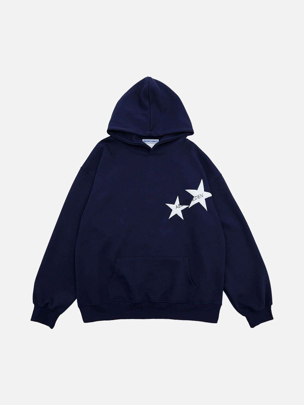 Star print hoodie on sale