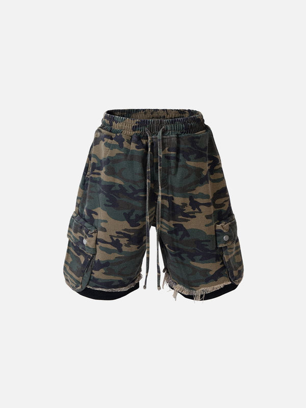 Aelfric Eden Camouflage Multi Pocket Shorts