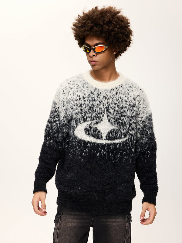 Aelfric Eden Gradient Jacquard Star Sweater