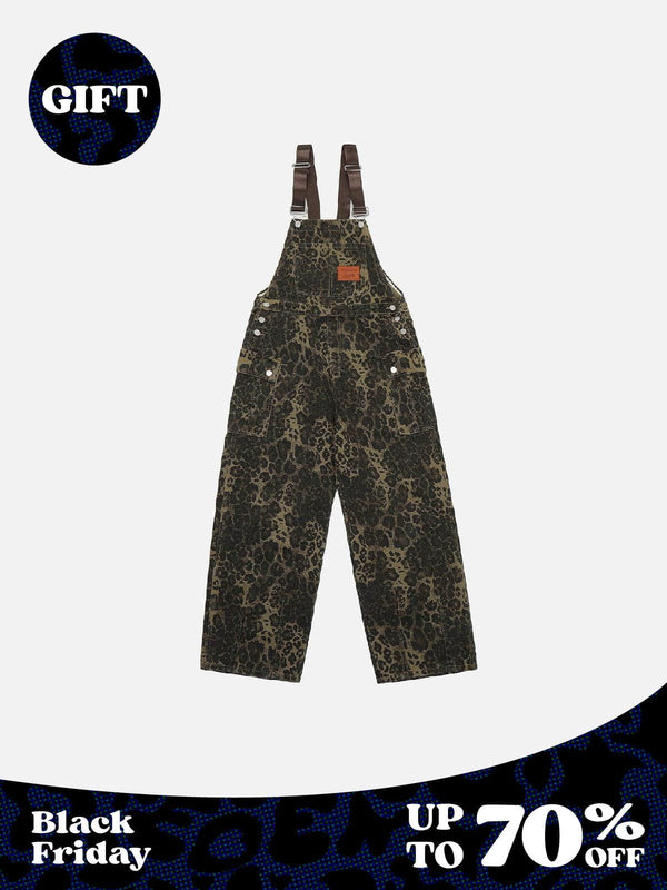 Aelfric Eden Leopard Print Overalls