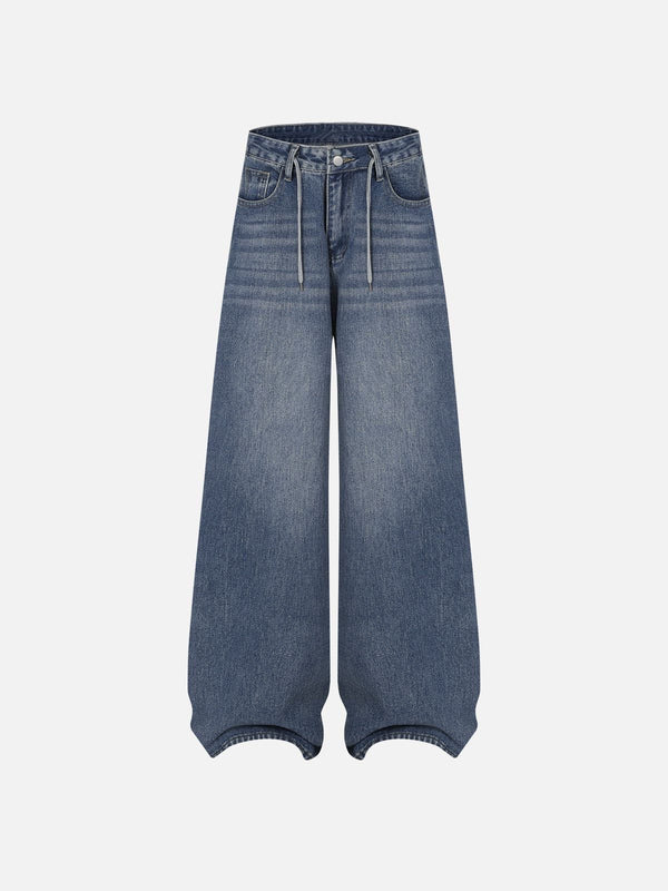 Aelfric Eden Drawstring Washed Baggy Jeans