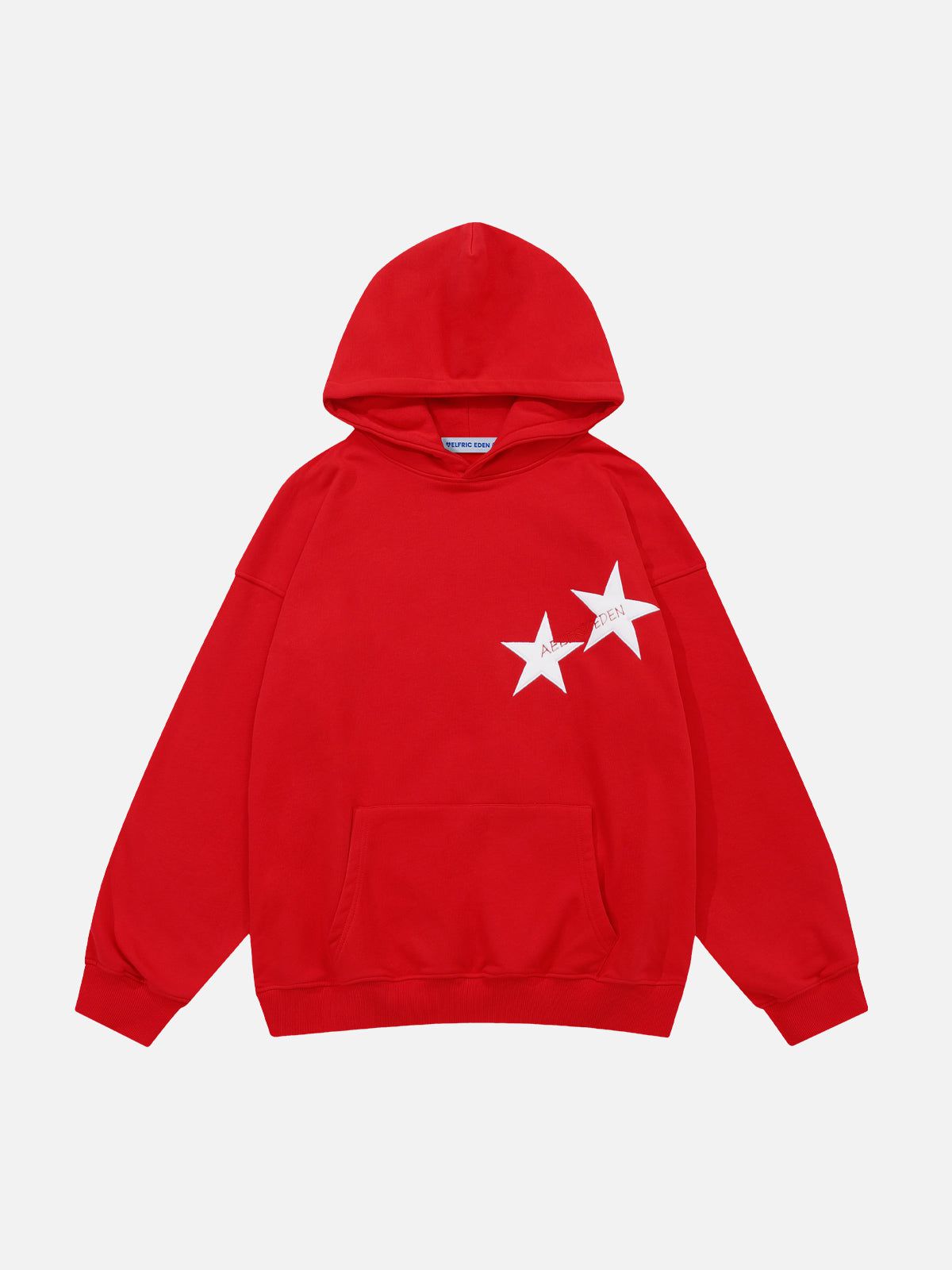 Aelfric Eden Star Print Color Contrast Hoodie Aelfric eden