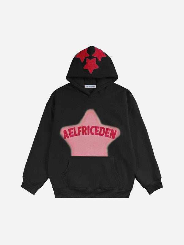 Aelfric Eden Vintage Embroidery Star Hoodie