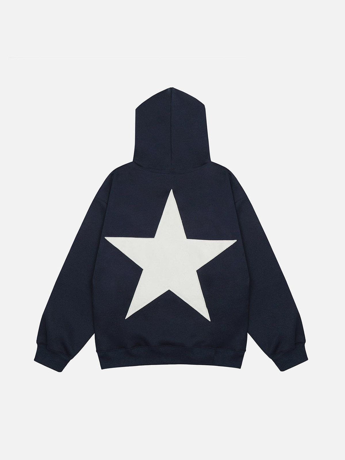 Aelfric Eden Star Print Color Contrast Hoodie