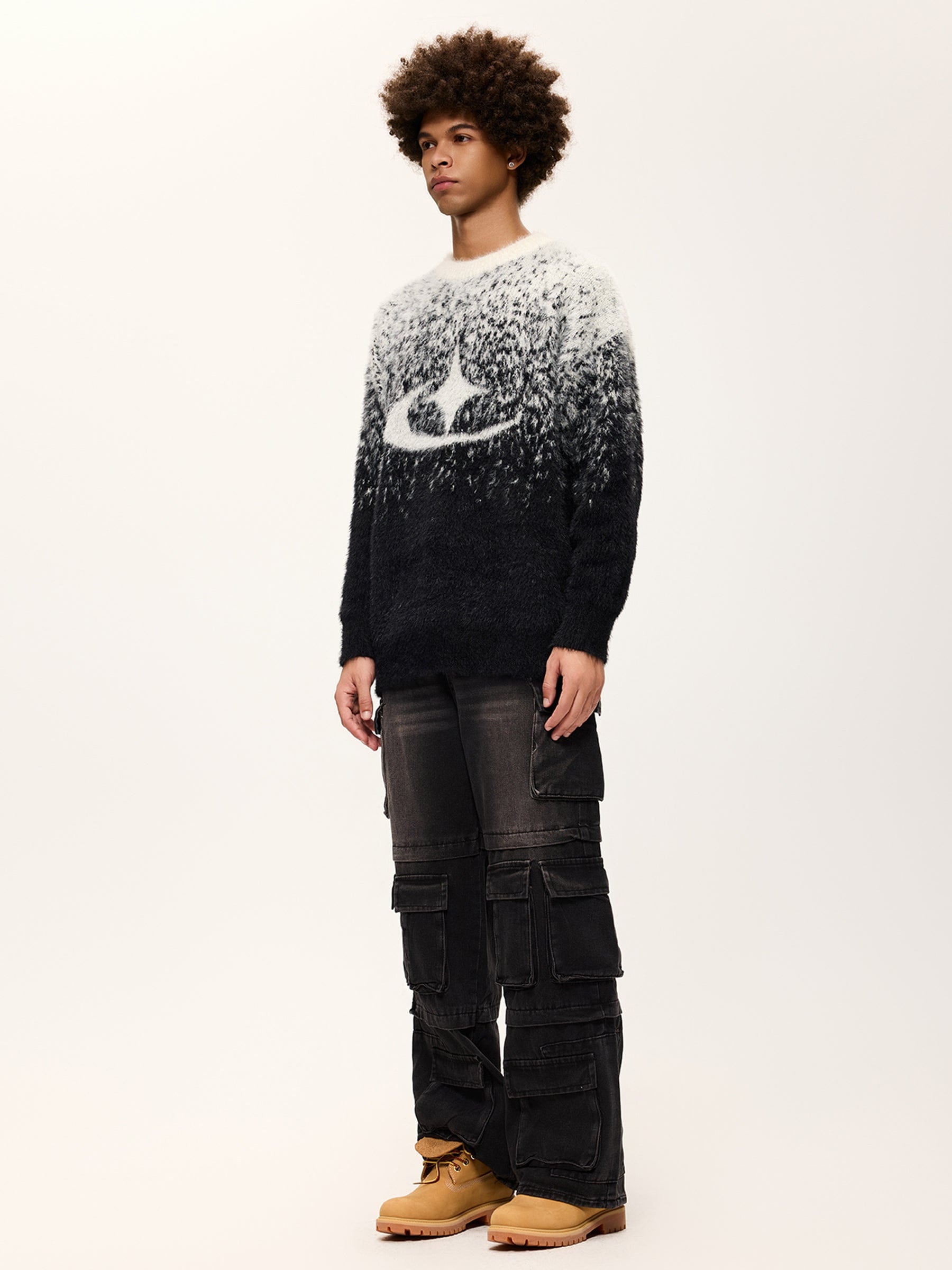 Aelfric Eden Gradient Jacquard Star Sweater