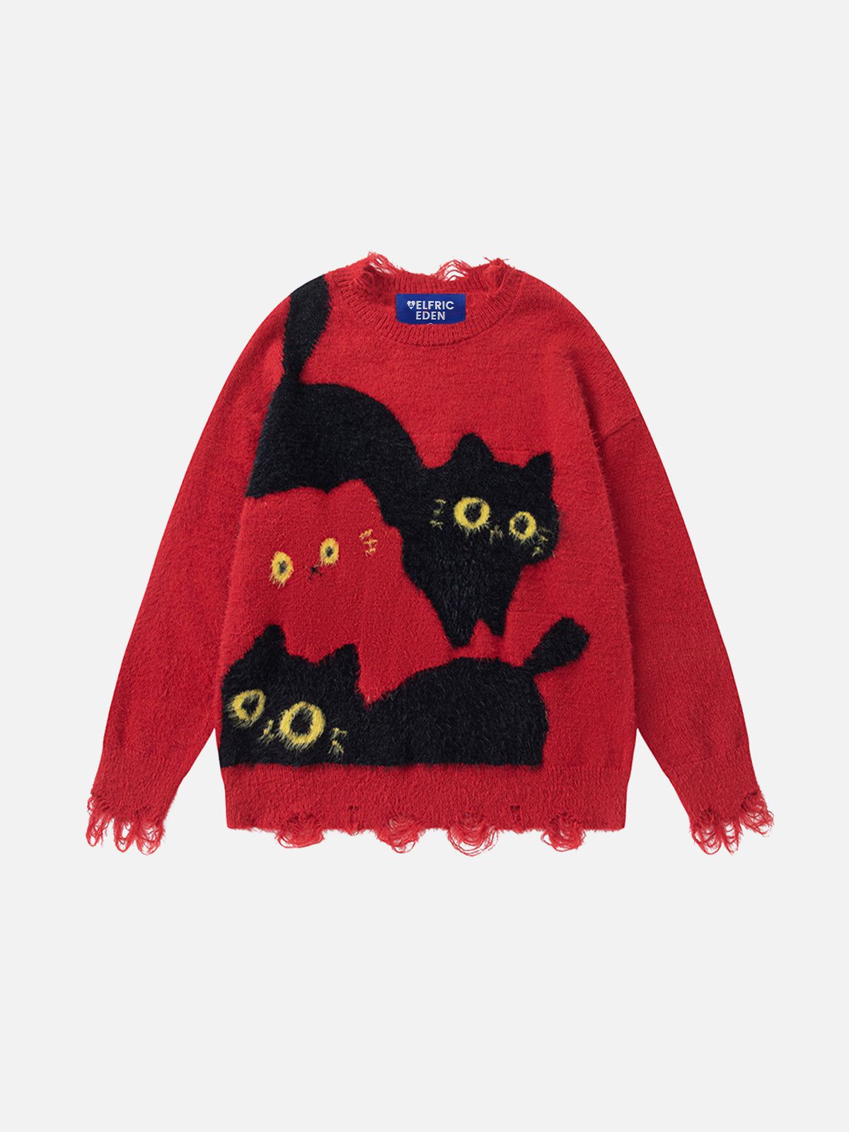 Aelfric Eden Color Blocking Cat Sweater – Aelfric eden