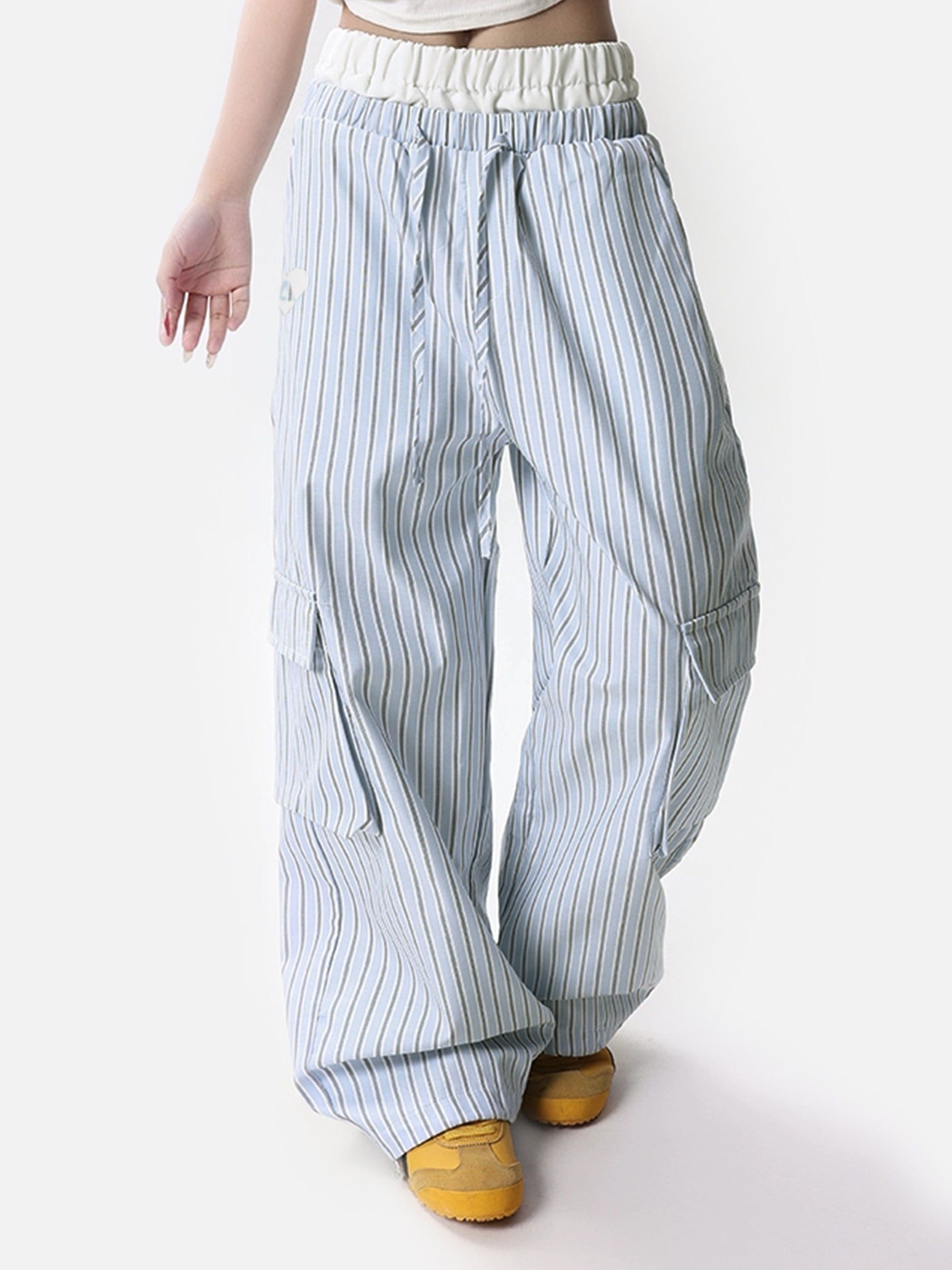 Aelfric Eden Stripe Double Waist Cargo Pants