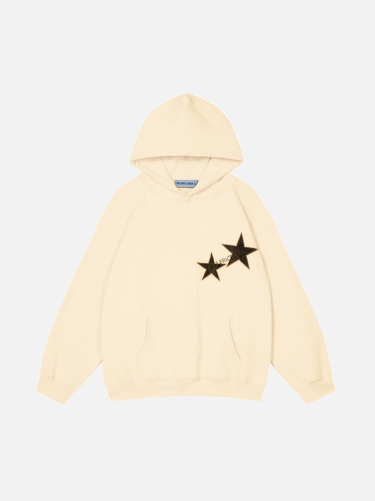 Aelfric Eden Star Print Color Contrast Hoodie