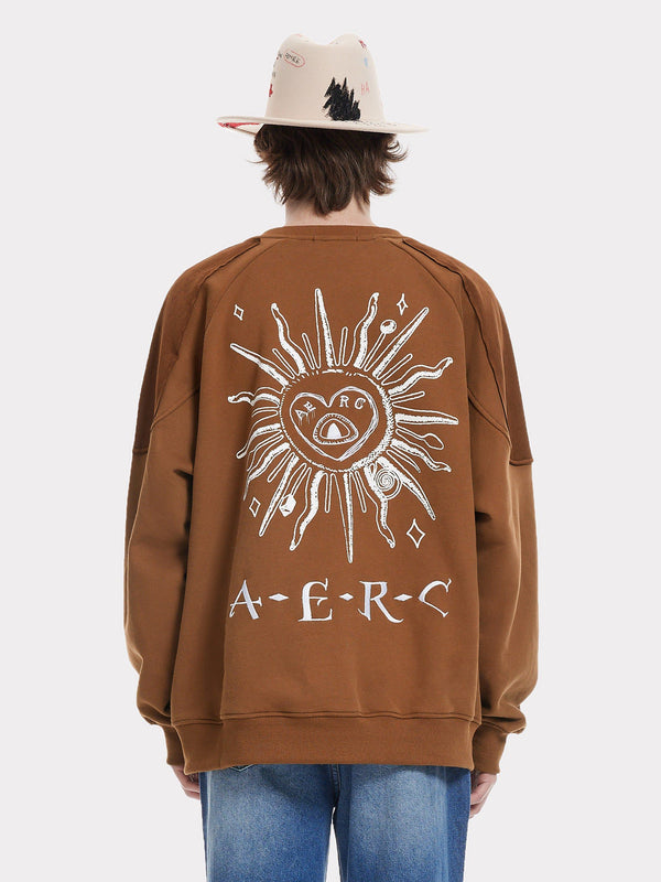 Aelfric Eden Sun Eye Print Sweatshirt