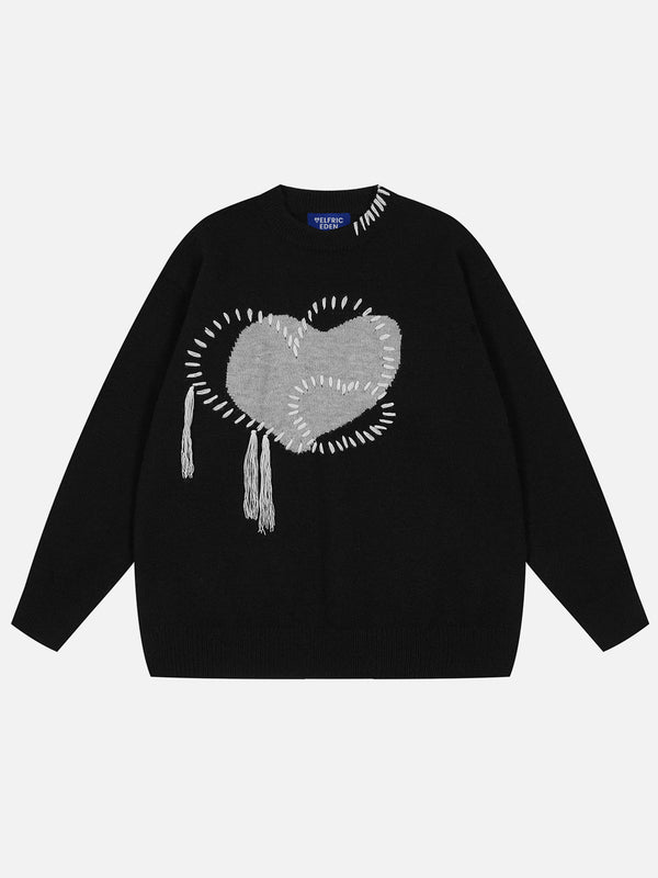 Aelfric Eden Tassel Heart Sweater