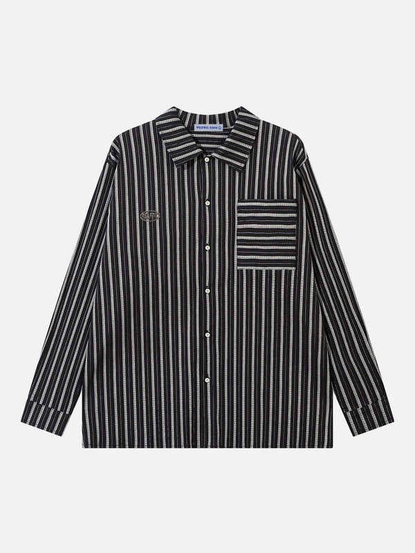 Aelfric Eden Vintage Stripe Long Sleeve Shirt