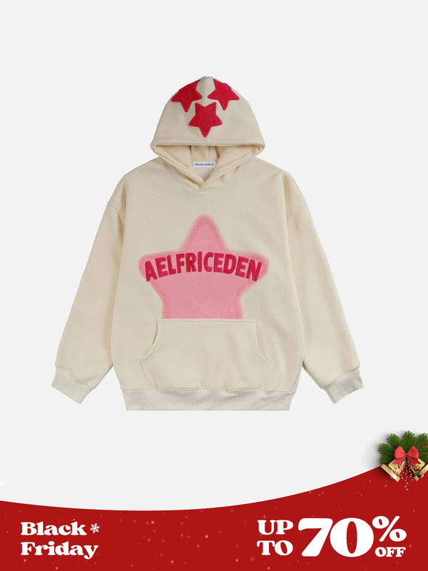 Aelfric Eden Vintage Embroidery Star Hoodie