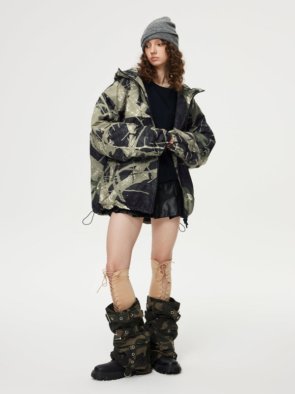 Aelfric Eden Camouflage Branch Graphic Coat