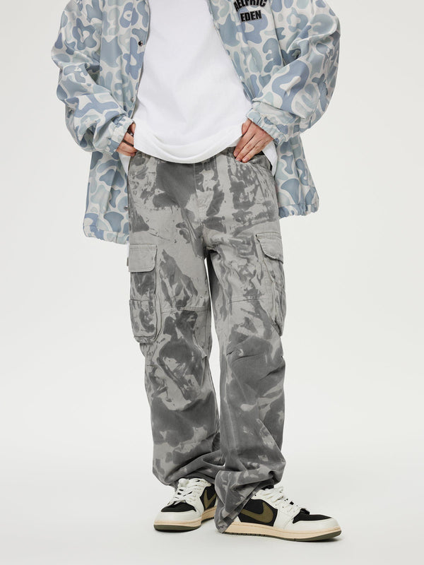 Aelfric Eden Graffiti Multi Pocket Cargo Pants