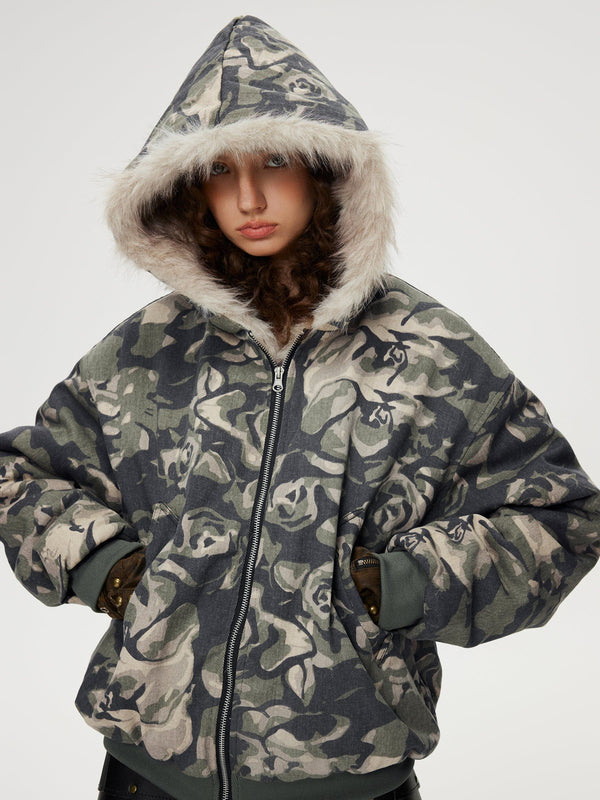 Aelfric Eden Camouflage Cropped Coat