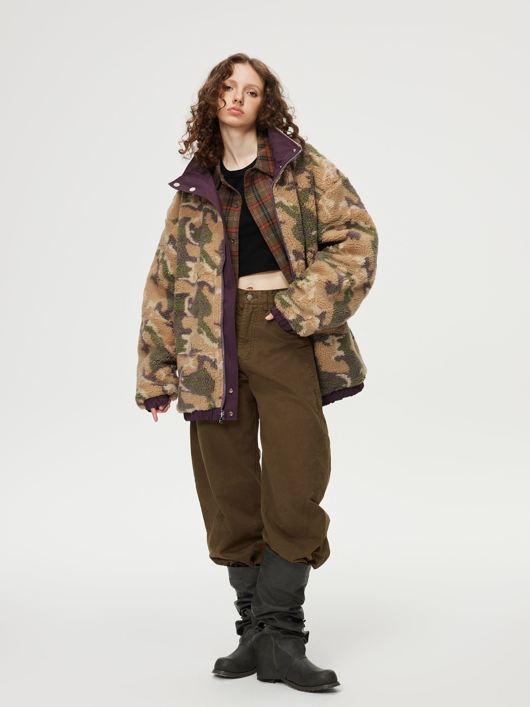 Aelfric Eden Camouflage Reversible Sherpa Jacket