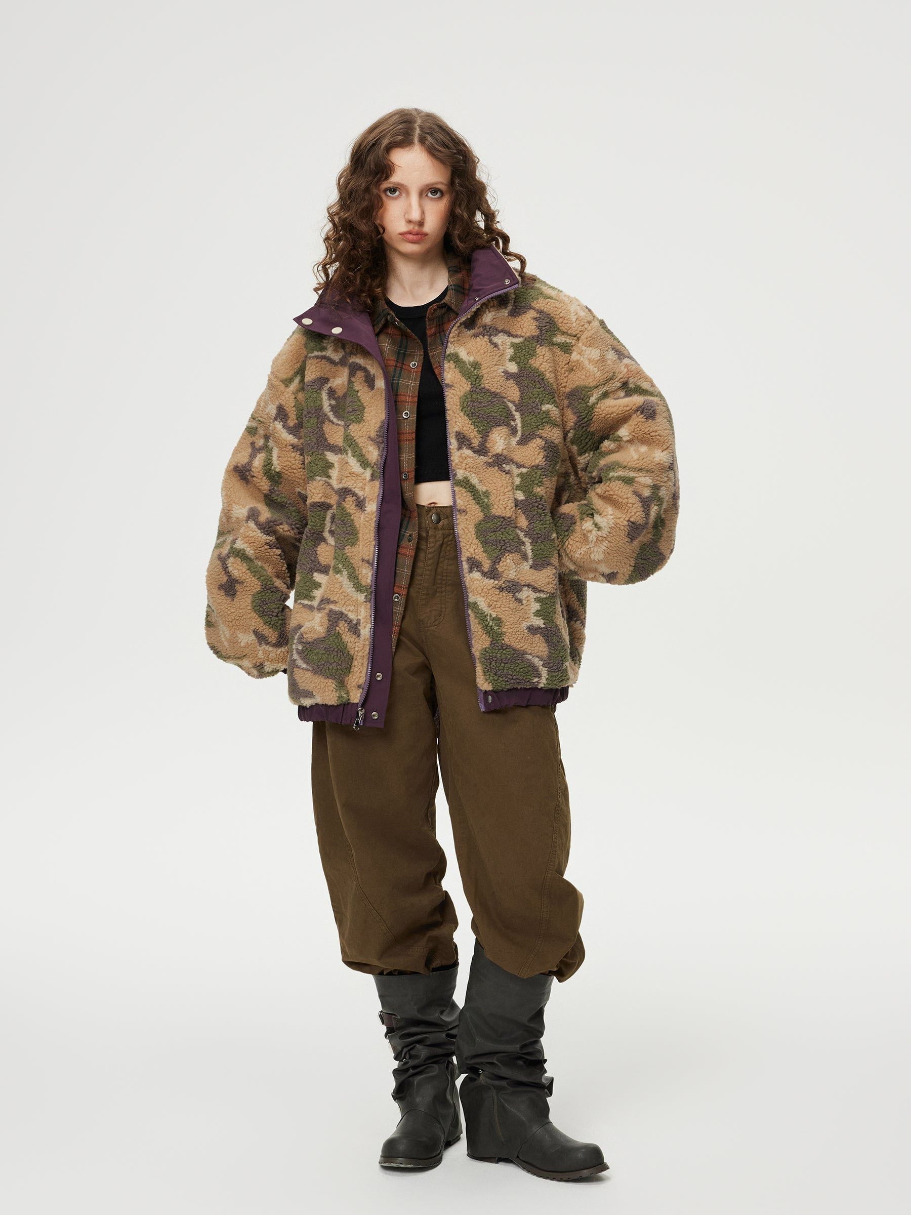 Aelfric Eden Camouflage Reversible Sherpa Jacket