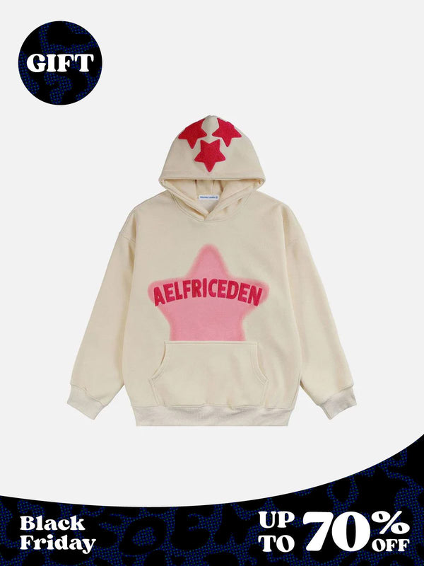 Aelfric Eden Vintage Embroidery Star Hoodie