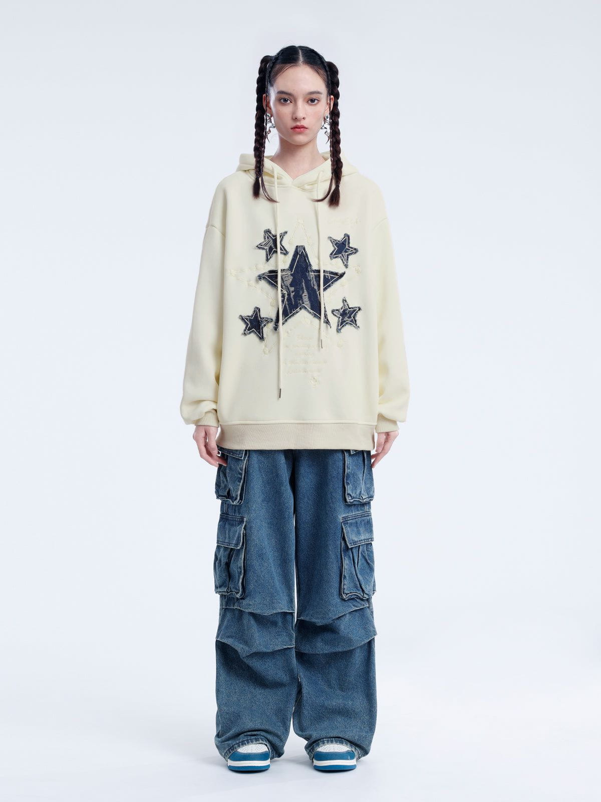 Aelfric Eden Applique Embroidery Star Hoodie