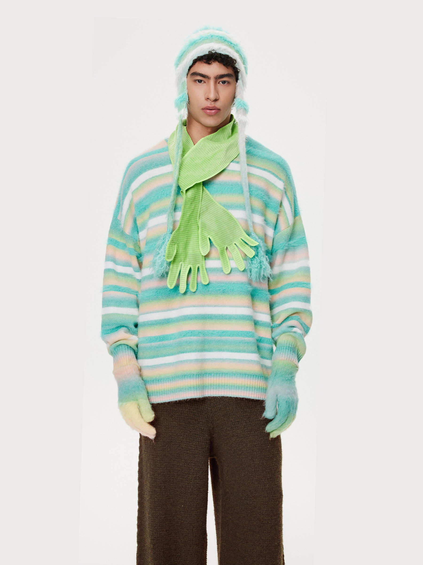 Aelfric Eden Stripe Gradient Sweater