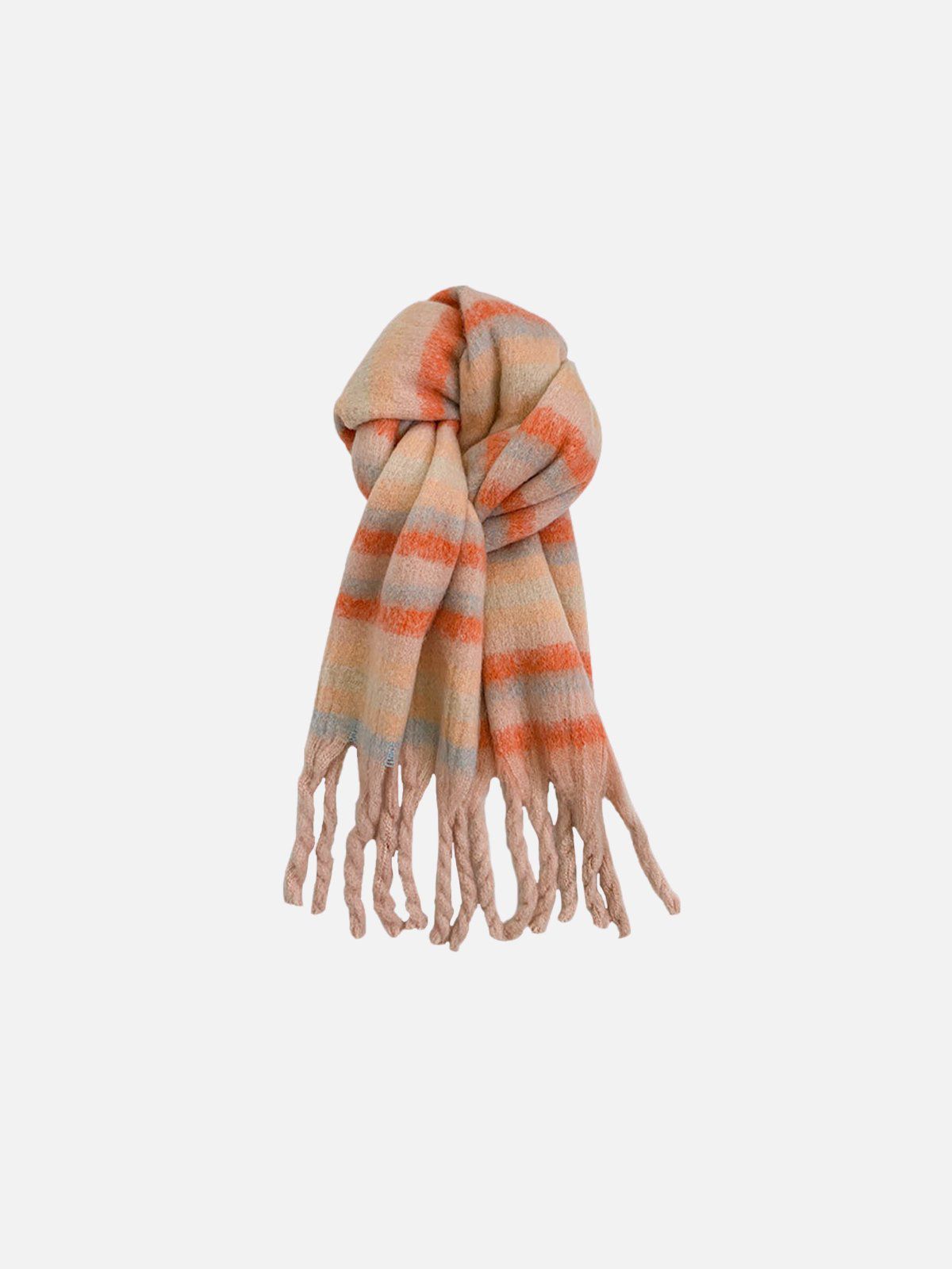 Vintage Stripe Graphic Scarf