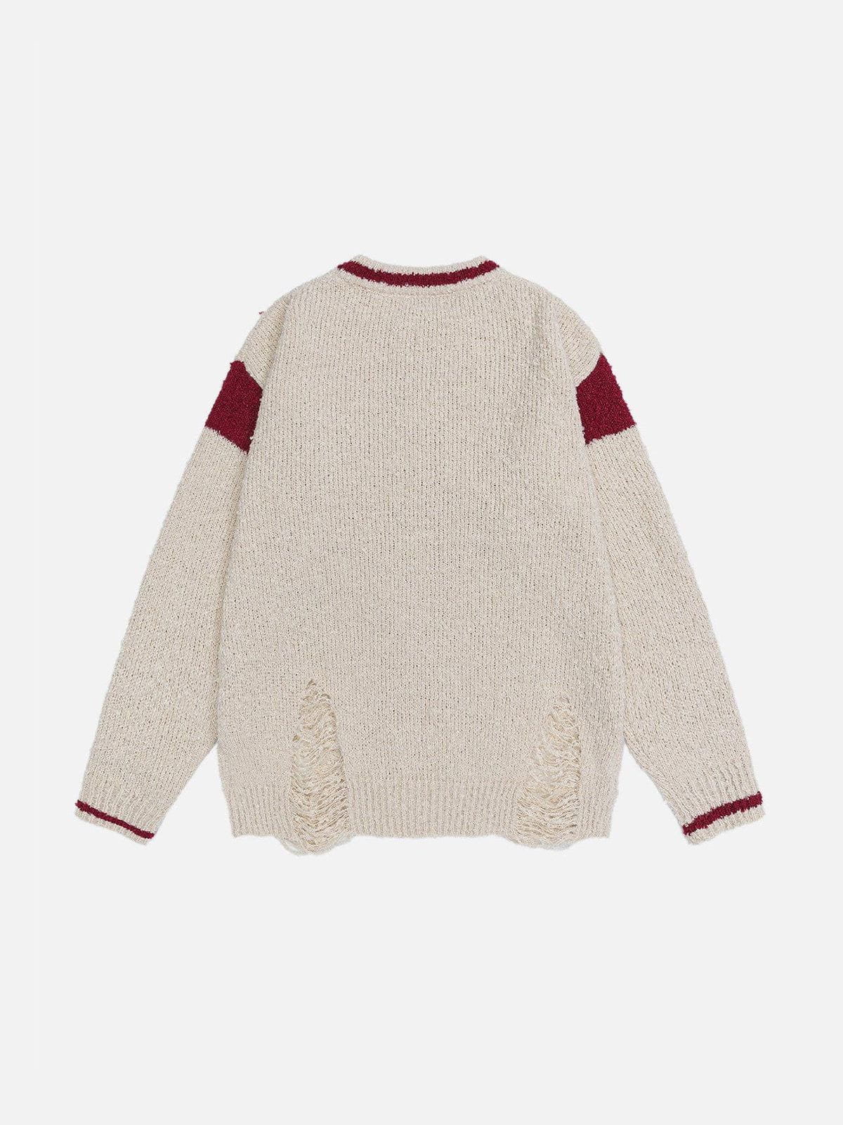 Aelfric Eden Tassel Distressed Star Sweater