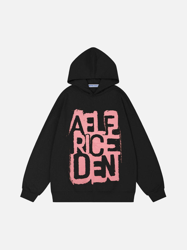 Aelfric Eden Graffiti Print Hoodie