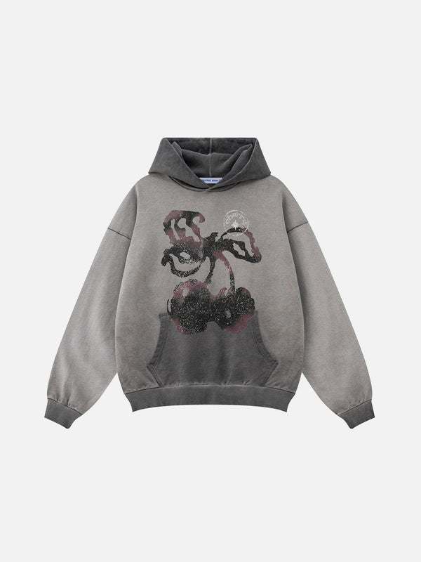 Aelfric Eden Blurring Cherry Washed Hoodie